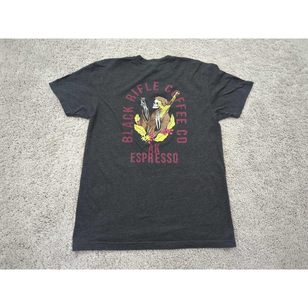 Black Rifle Coffee‎ Company T Shirt Mens Small Gray Short Sleeve AK Espresso - Picture 5 of 7